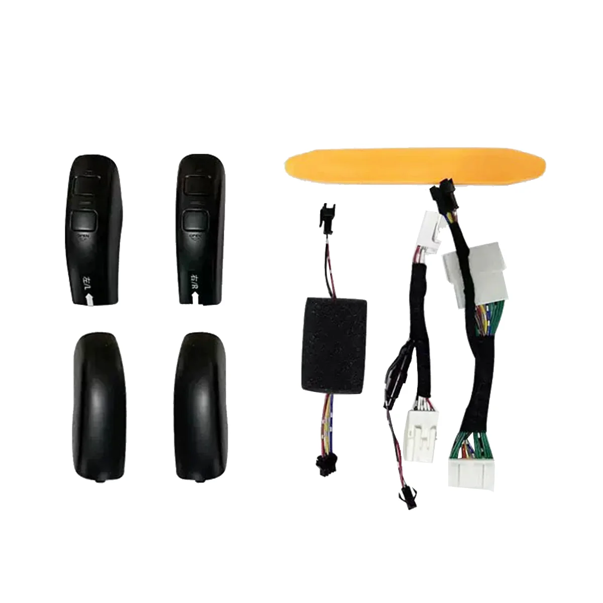 Черный Автомобильный Электрический Средний фрикционный чехол для Toyota Alphard 2015-2020