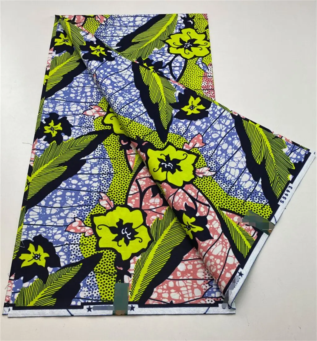 2024 Настоящая Африканская голландская ткань батик для платья Высококачественная