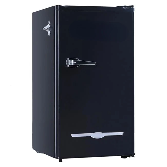 

Cu. ft. Retro Compact Refrigerator with Side Bottle Opener EFR376, Black