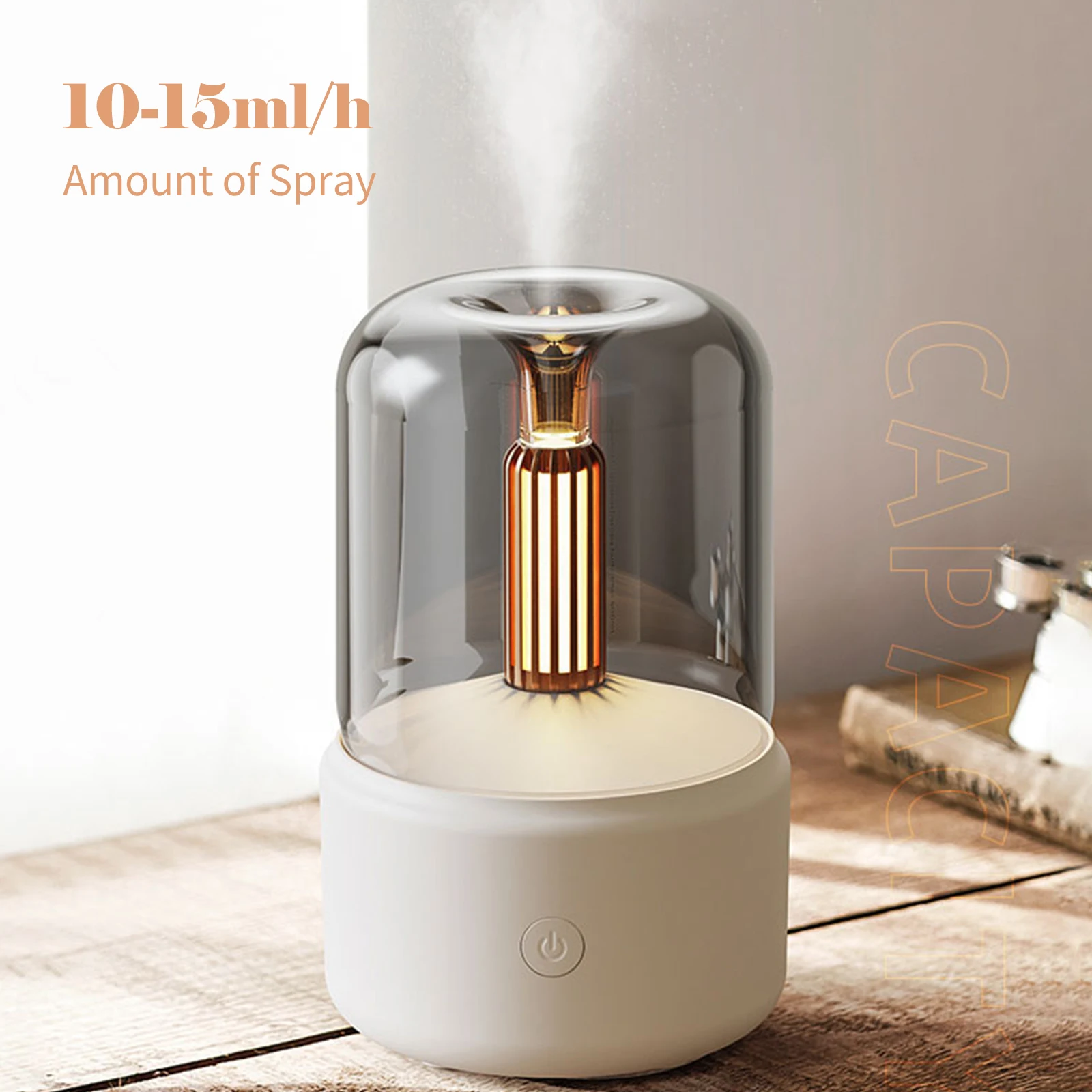 

120mL Humidifier Essential Oils Diffuser Aromatherapy Humidifiers Diffusers for Home Office Aroma Diffuser with Night Light