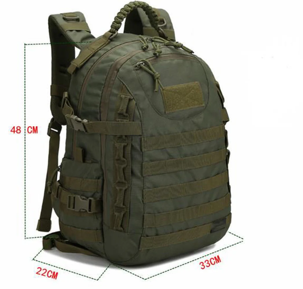 35L Waterproof Military Tactical Backpack Camping Trekking Hunting Tactics Bag Army Molle Climbing Rucksack Outdoor Bags mochila images - 2