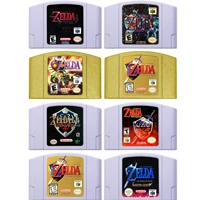 

Video Game Cartridge 64 Bits Game Console Card zZelda Series Ocarina of Time The Missing Link Master Quest USA Version