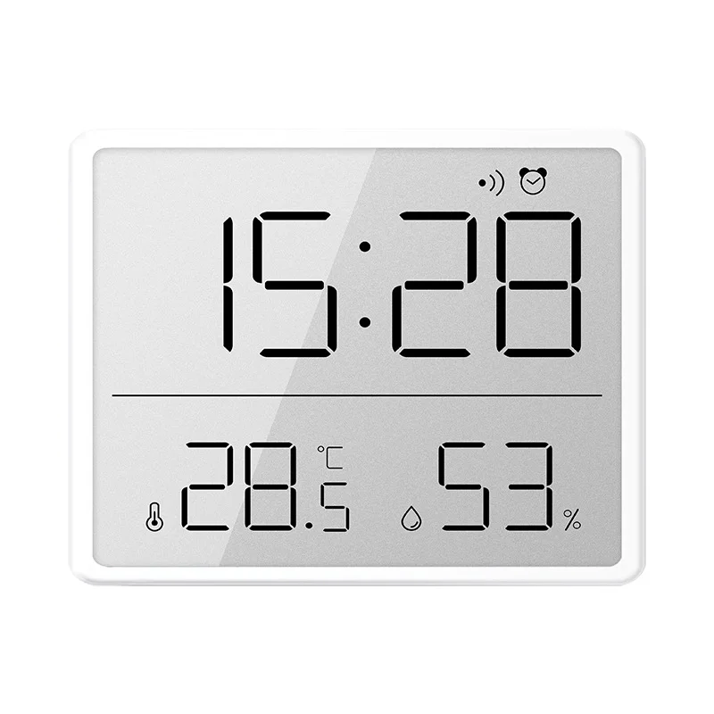 

Настенные цифровые часы LCD белый/черный