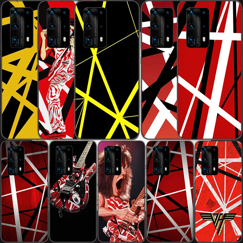 

Eddie Van Halen Graphic Guitar Soft Clear Phone Case For Huawei P30 Lite P10 P20 P40 P50 Pro Mate 40 Pro 30 20 10 Lite Cover Sil