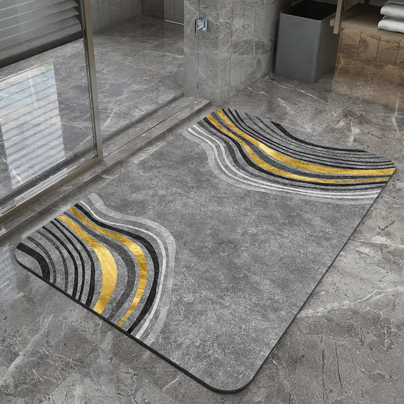 quick drying diatom floor mat easy to clean door mat oil proof kitchen rug non slip entrance carpet super absorbent bathroom mat free global shipping