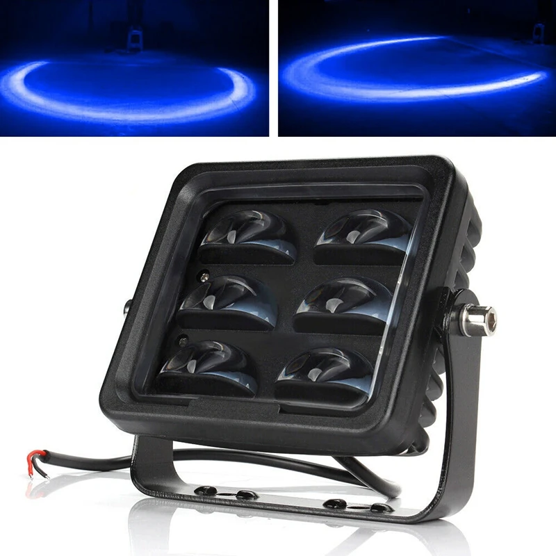 

12V-80V U-Shaped Forklift LED Warning Light Safe Area Signal Light Forklift Reversing Indicator Light Work Light