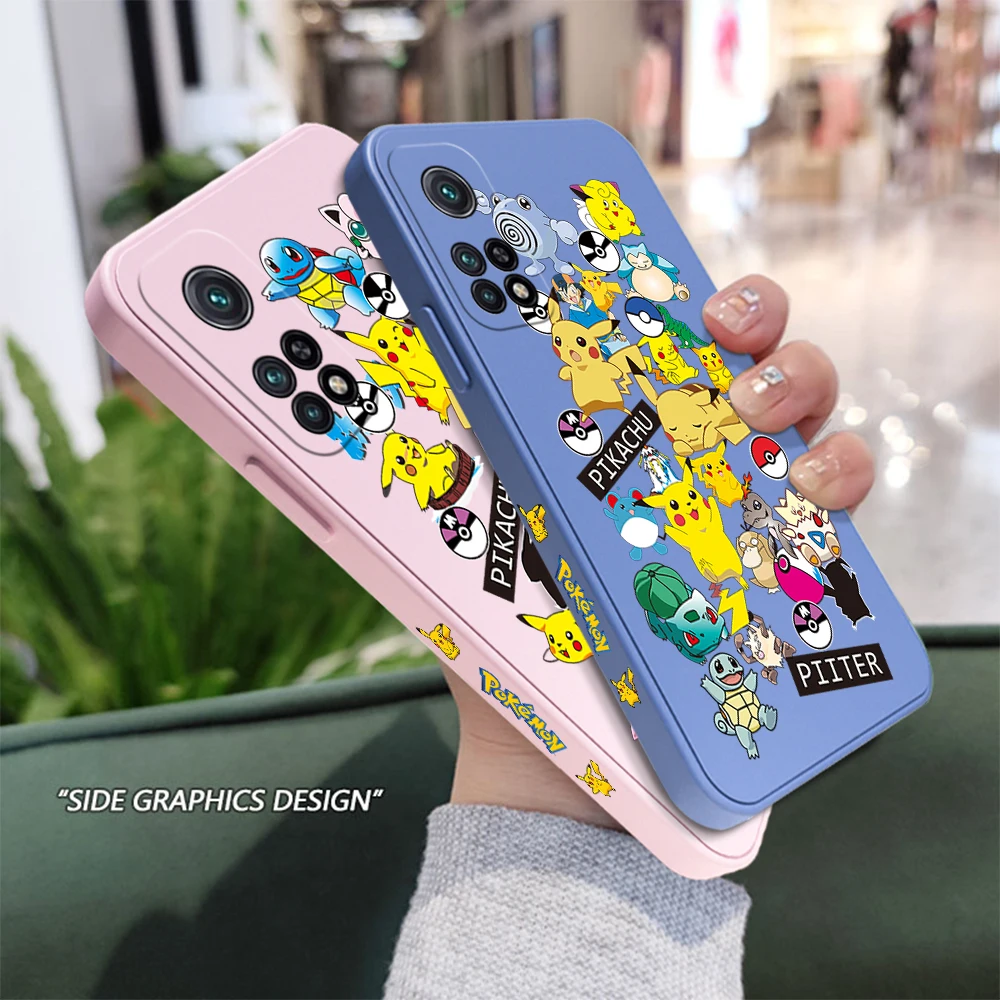 

Cartoon Cute Pokemons Phone Case For Xiaomi Redmi Note 11 10A 11T 10 10T 10S 9T 9 Pro Plus 10A 10C 9A 9C 9T 9i 4G 5G Cover