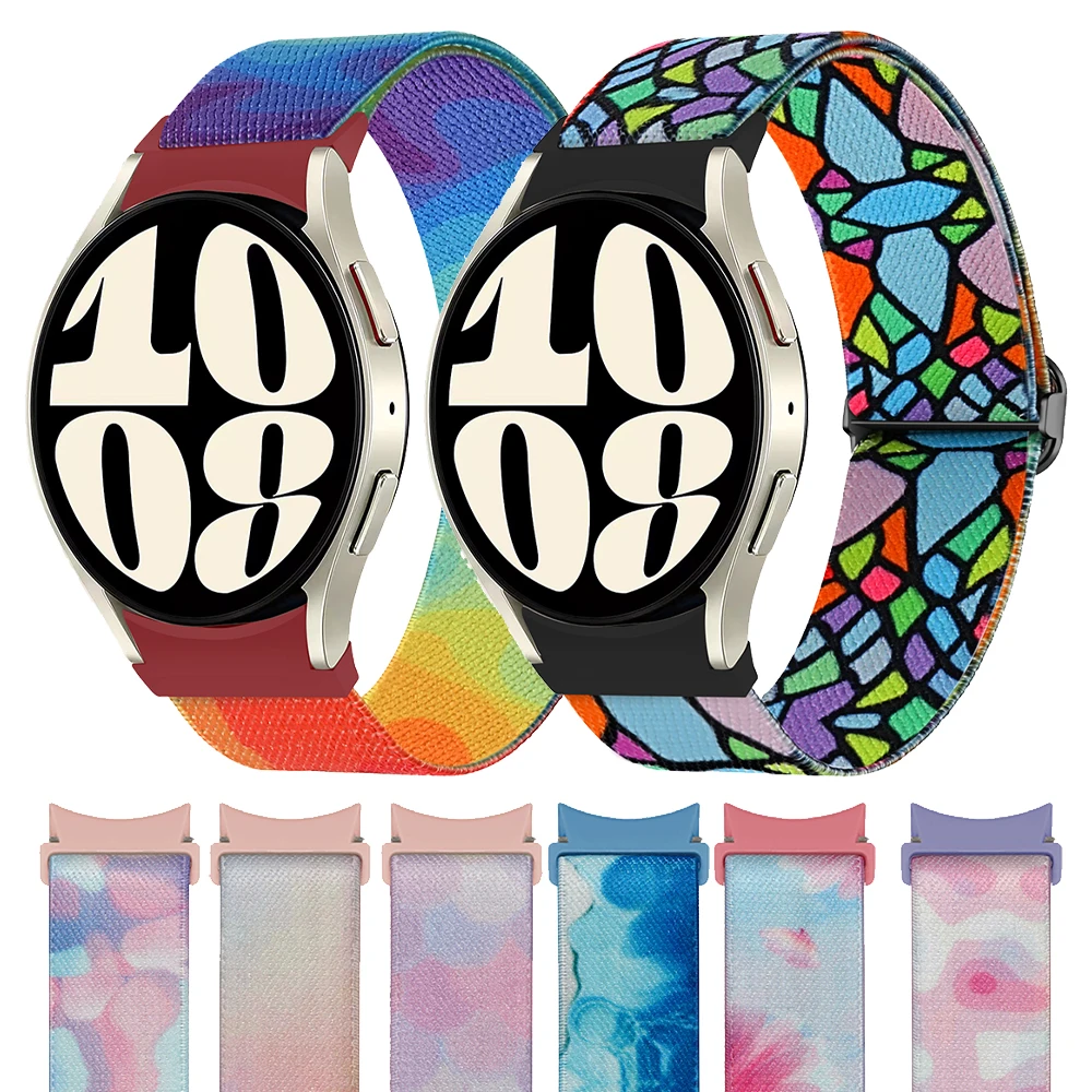 

Nylon Band For Samsung Galaxy Watch 6/5/4 44mm 40mm Watch 5pro 45mm Strap Watchband Galaxy Watch 6 4 Classic 47/43/46mm Bracelet