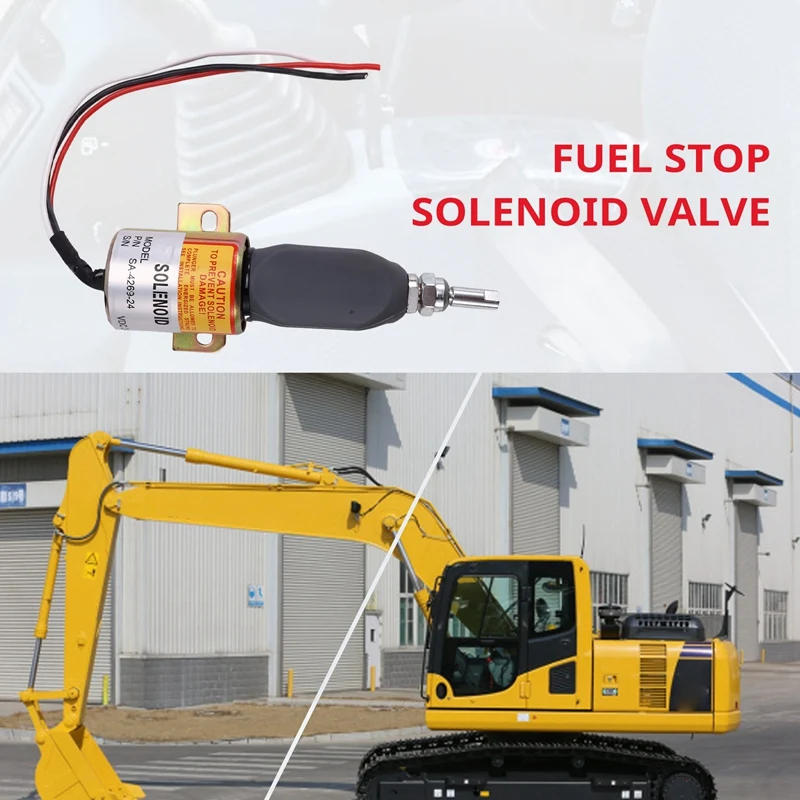 Топливная остановка 24 В электромагнит фотомагнит 600-815-7550 для Komatsu фотомагнитный