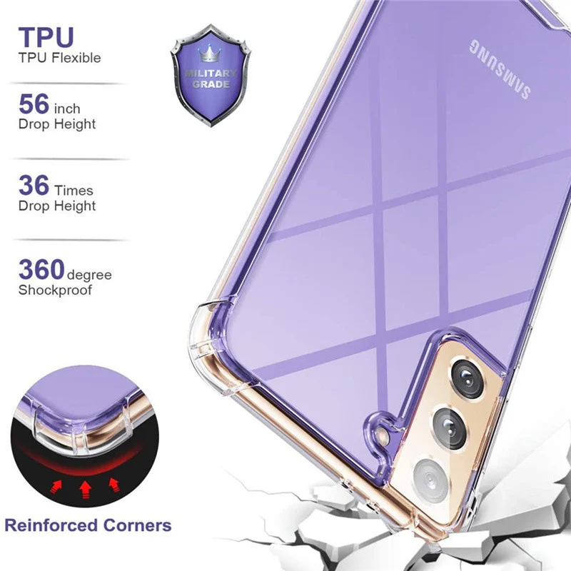 Для Samsung Galaxy S22 S21 Plus ультра противоударный чехол S10 S9 S8 A72 A52 A53 A32 A22 A12 A71 A51 A73 A31 A21S A50