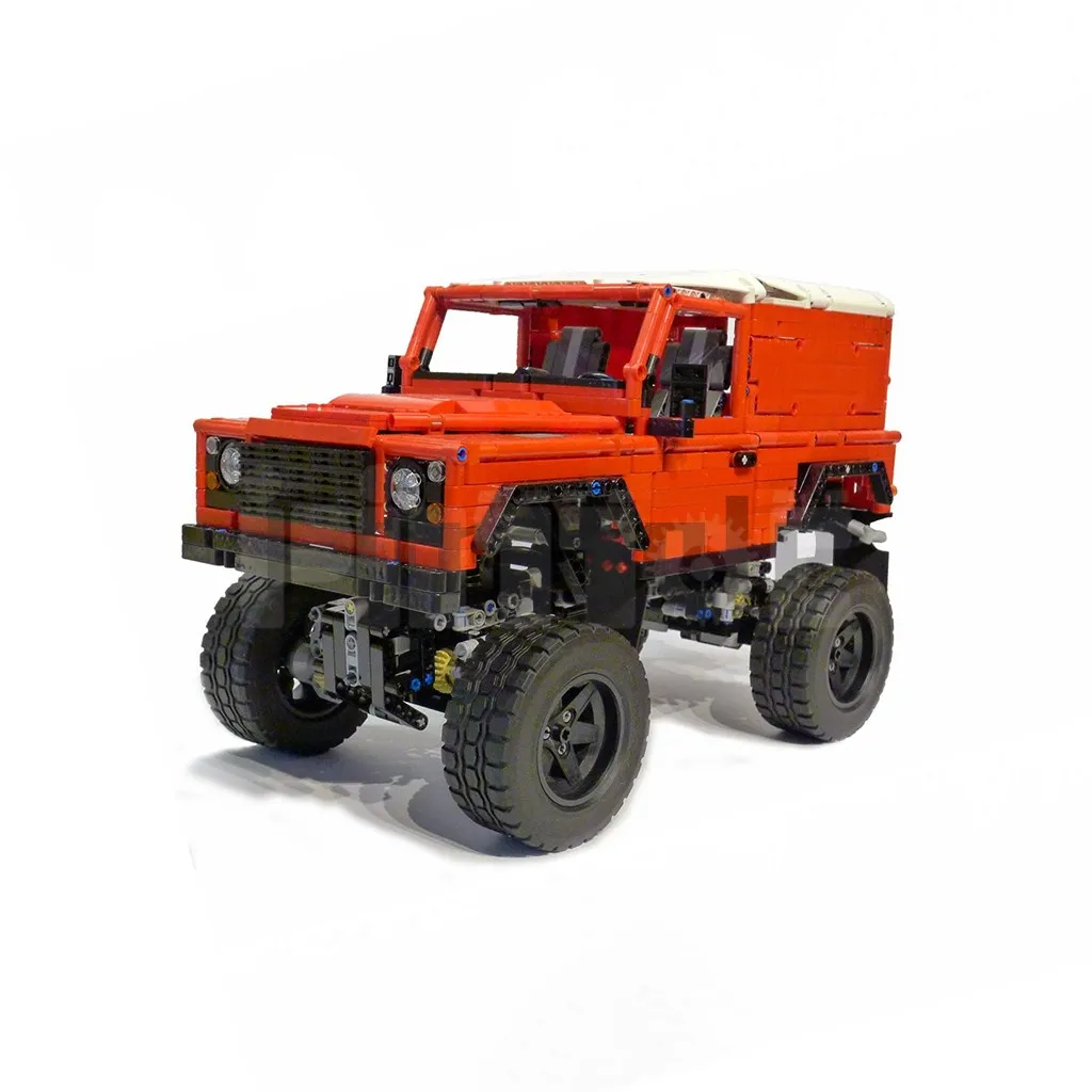 

Moc-1873 Defender 90 Standard Edition Off-road Vehicle Jeep Building Blocks Stitch Toys For Adults Kids Boys Girls Ages 12+