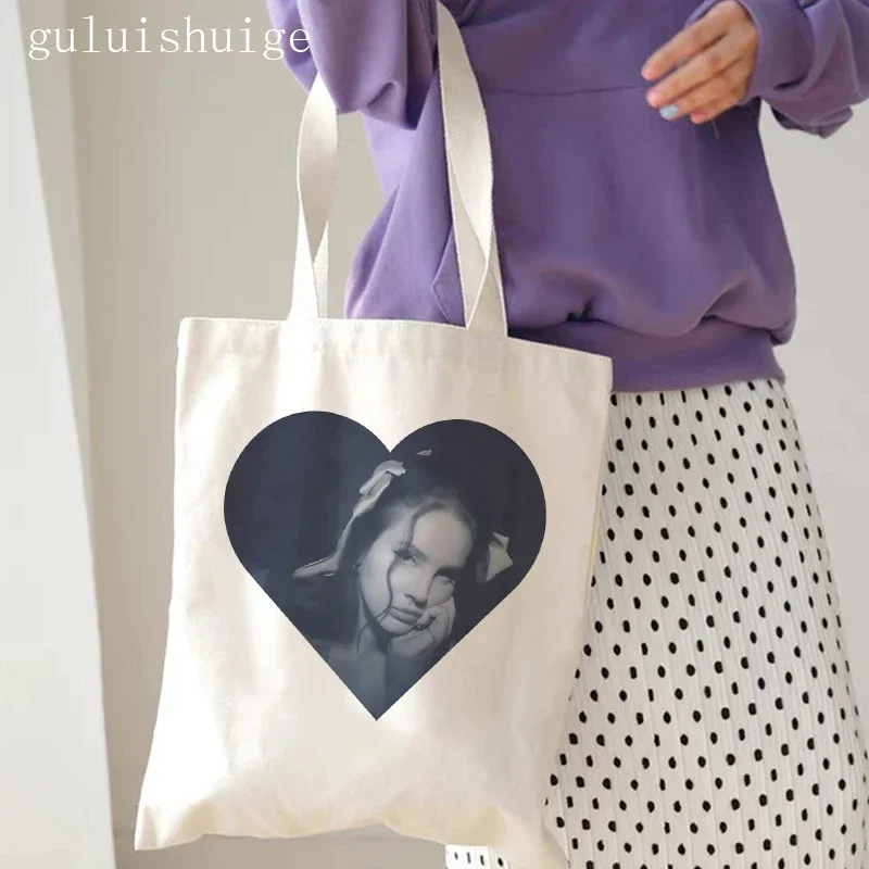 Сумка для покупок Lana Del Rey Ldr сумка с графическим рисунком в стиле Харадзюку