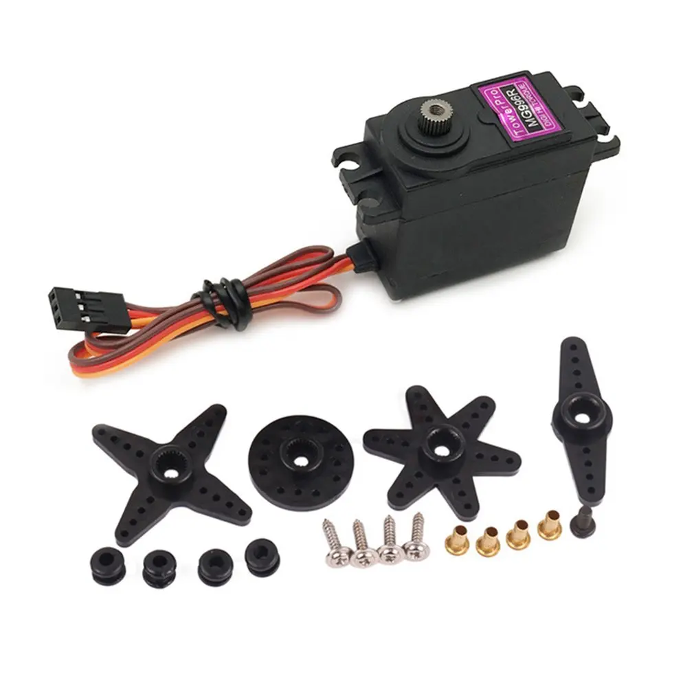 

Servos Digital Servo Metal MG996R Gear for Futaba JR Car RC Model Helicopter Boat For Arduino UNO diy