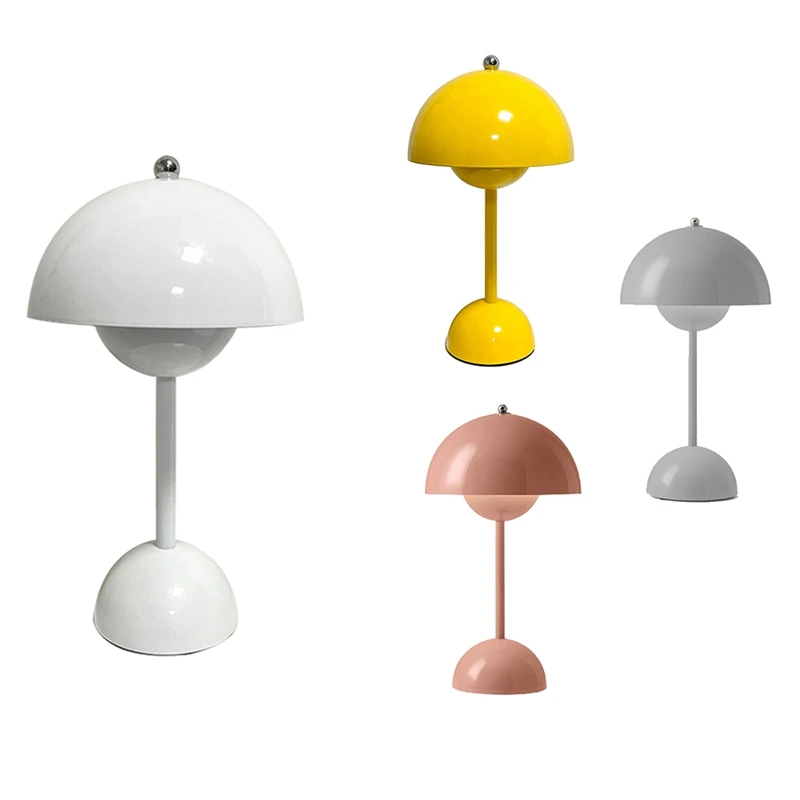 

Flower Bud Led Table Lamp Nordic Bedside Bedside Table Desk Mushroom Lamps Room Decoration Night Lights