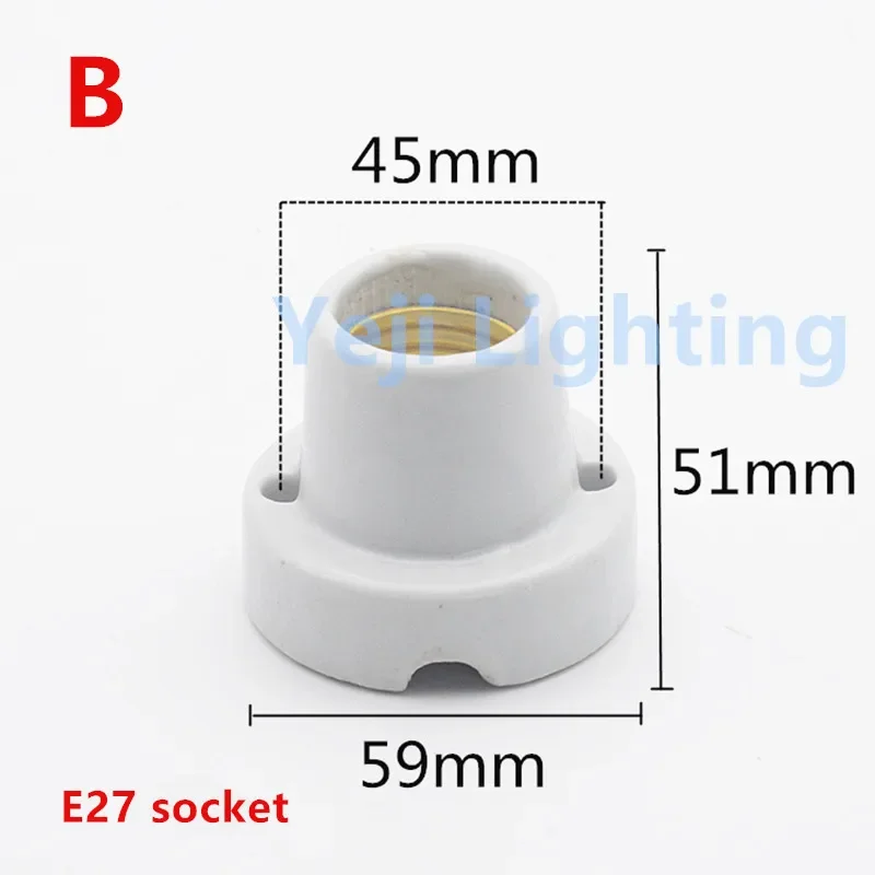 E27 винтовой керамический водонепроницаемый взрывозащищенный держатель лампы