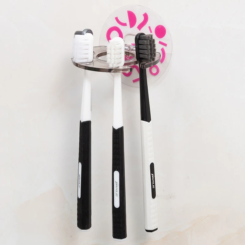 

NEW Self-adhesive Wall Mount Toothpaste Dispenser Toothbrush Holder Storage Squeezer Shaver Holder Bathroom Shelves