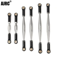 ajrc cnc machined stainless steel link linkage tie rod kit with aluminum rod ends upgrades parts for axial scx24 axi90081