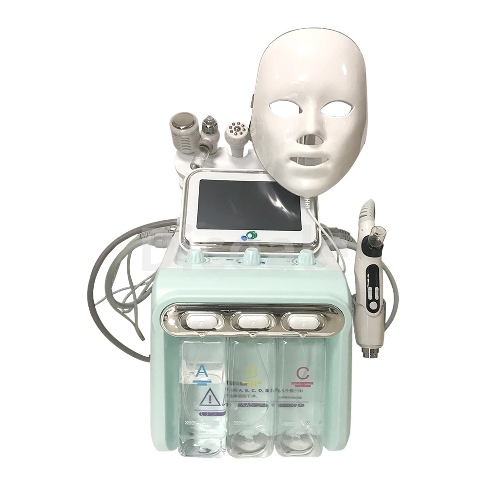 8 в 1 многофункциональный дермабразионный станок для H2O2 маленькие пузырьки