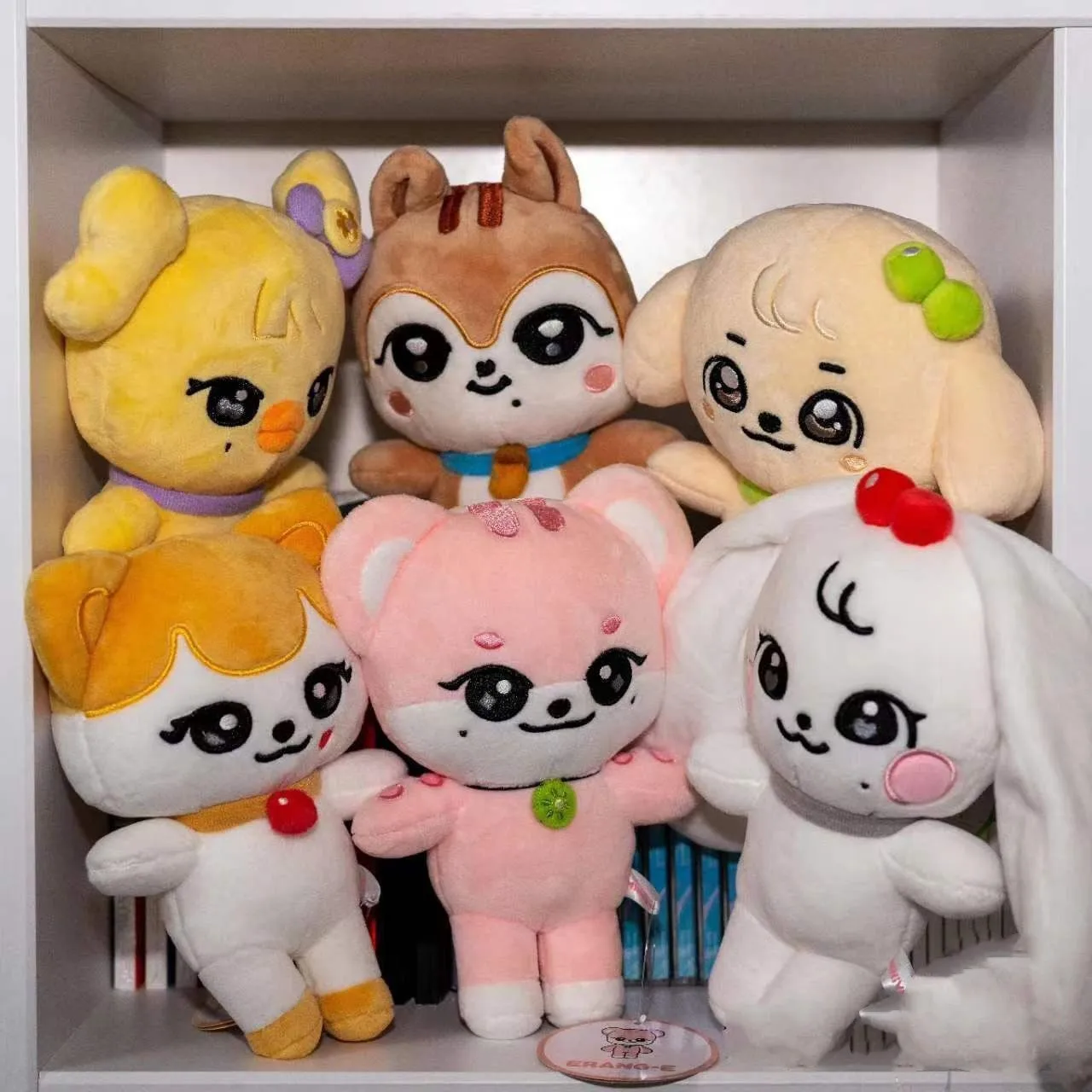 

Kpop IVE Cherry Plush Kawaii Cartoon Jang Won Young Plushies Doll Cute Stuffed Toys Pillows Home Decoration Gifts