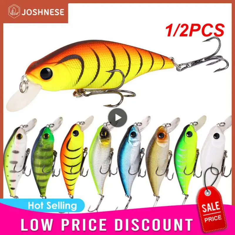 

1/2PCS Hot JACK Minnow Fishing Lures 107.7mm 30g Floating swimming High Quality Hard Baits Noise System wobblers For Bass Pike