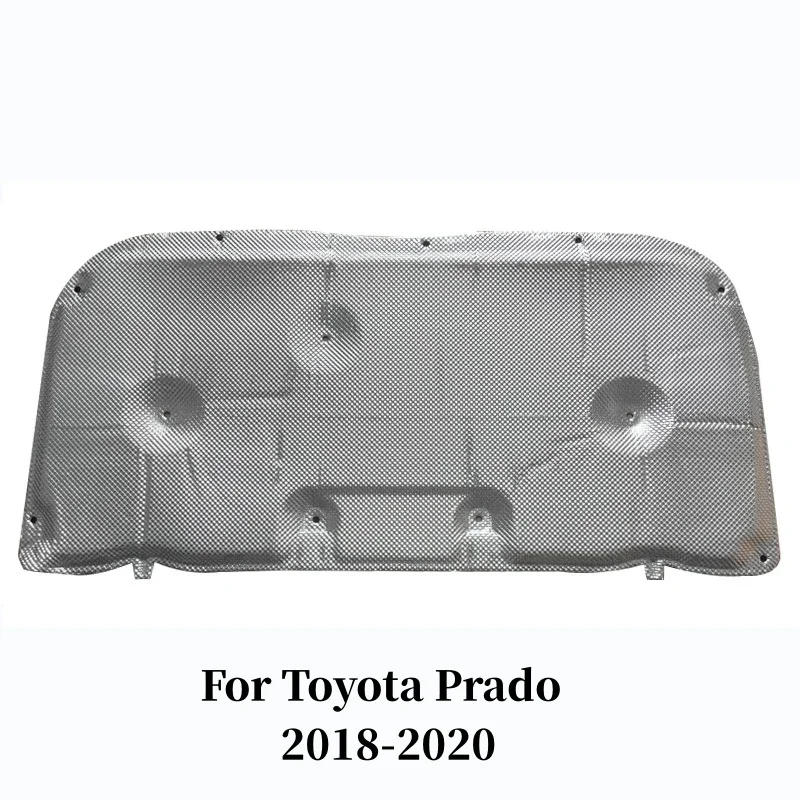 

Аксессуары для Toyota Land Cruiser Prado 150 J150 2018 ~ 2023 2021, звуковой капот двигателя автомобиля, теплоизоляционные чехлы, автомобильные аксессуары