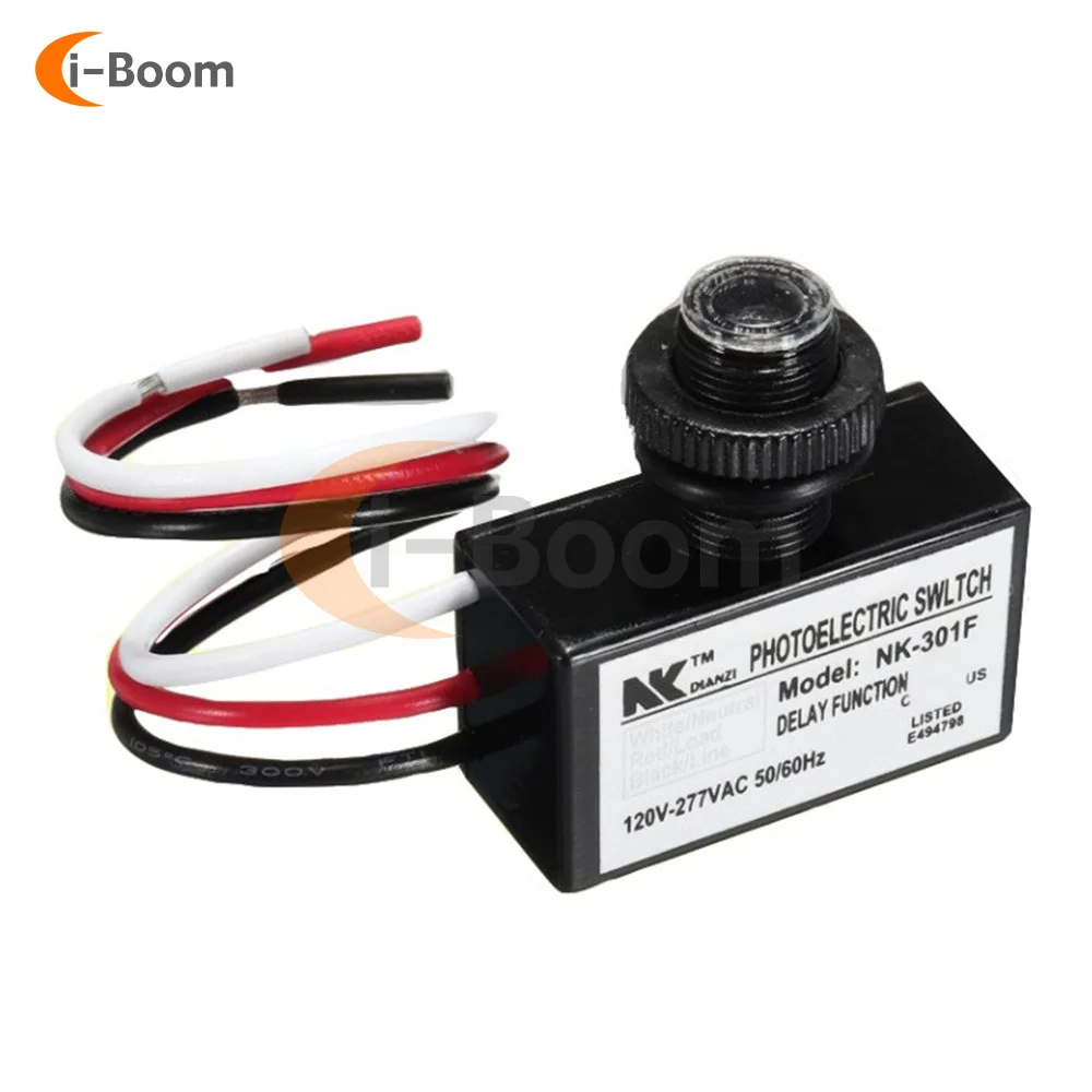 NK-301F AC110V 220V Датчик освещенности Модуль индуктивного переключателя для систем автоматического освещения Оптические переключатели