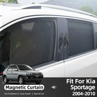 for kia sportage je 2004 2010 car sun visors for windshield magnetic mesh car curtain front window uv protect car sunshade