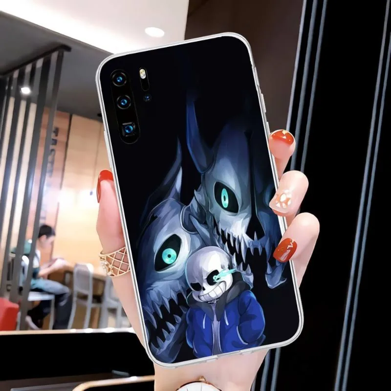 Hot Game Undertale Sans Phone Case For Huawei P20 P40 Lite P30 Pro P Smart 2019 Nova 3e 6 Se Silicone Transparent Soft Cover |