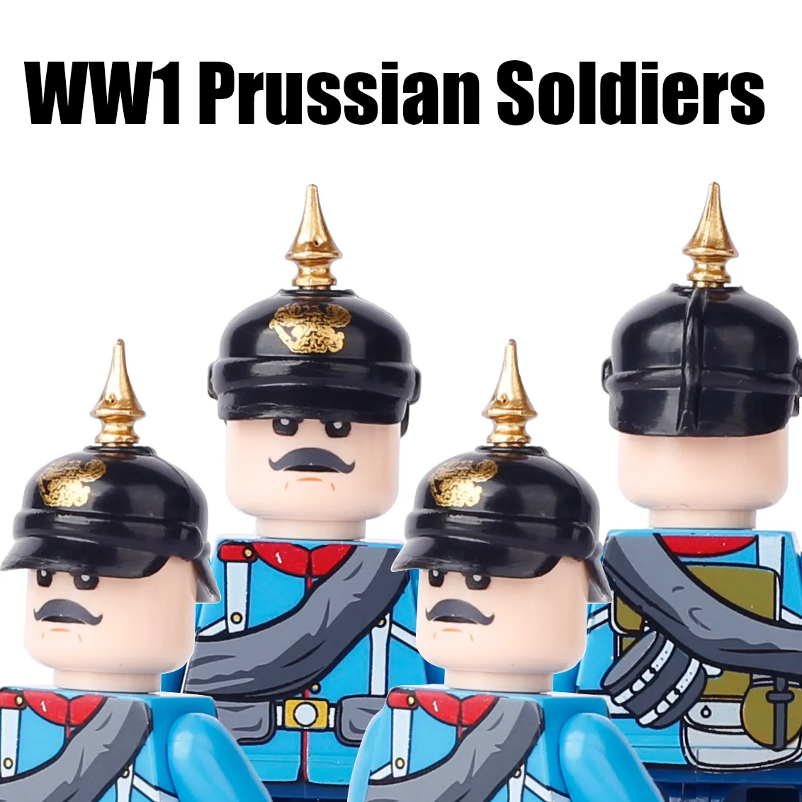 

Шлемы с прусским принтом ww1, фигурки солдат, военные немецкие армейские войска, оружие, строительные игрушки, подарок для мальчиков