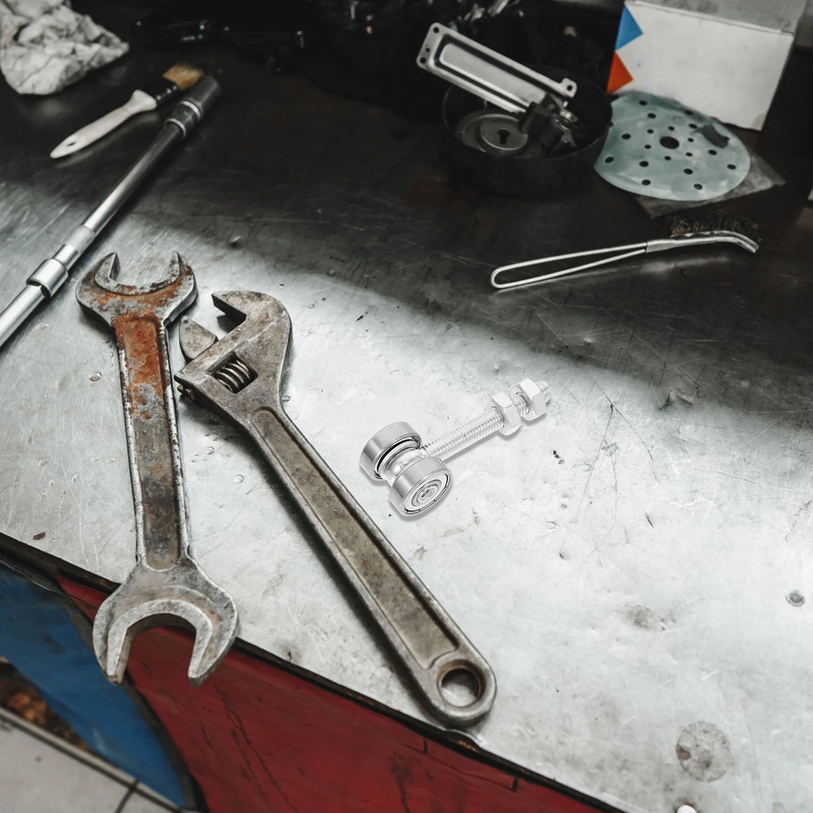 Тележка для провисания раздвижной двери из сплава с шариковым шкивом двойным