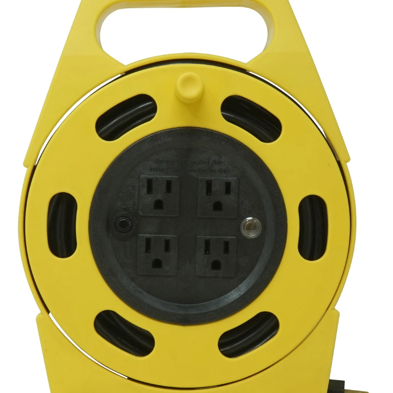 

2801 Extension Cord Reel With Four 3-Prong Power Outlets