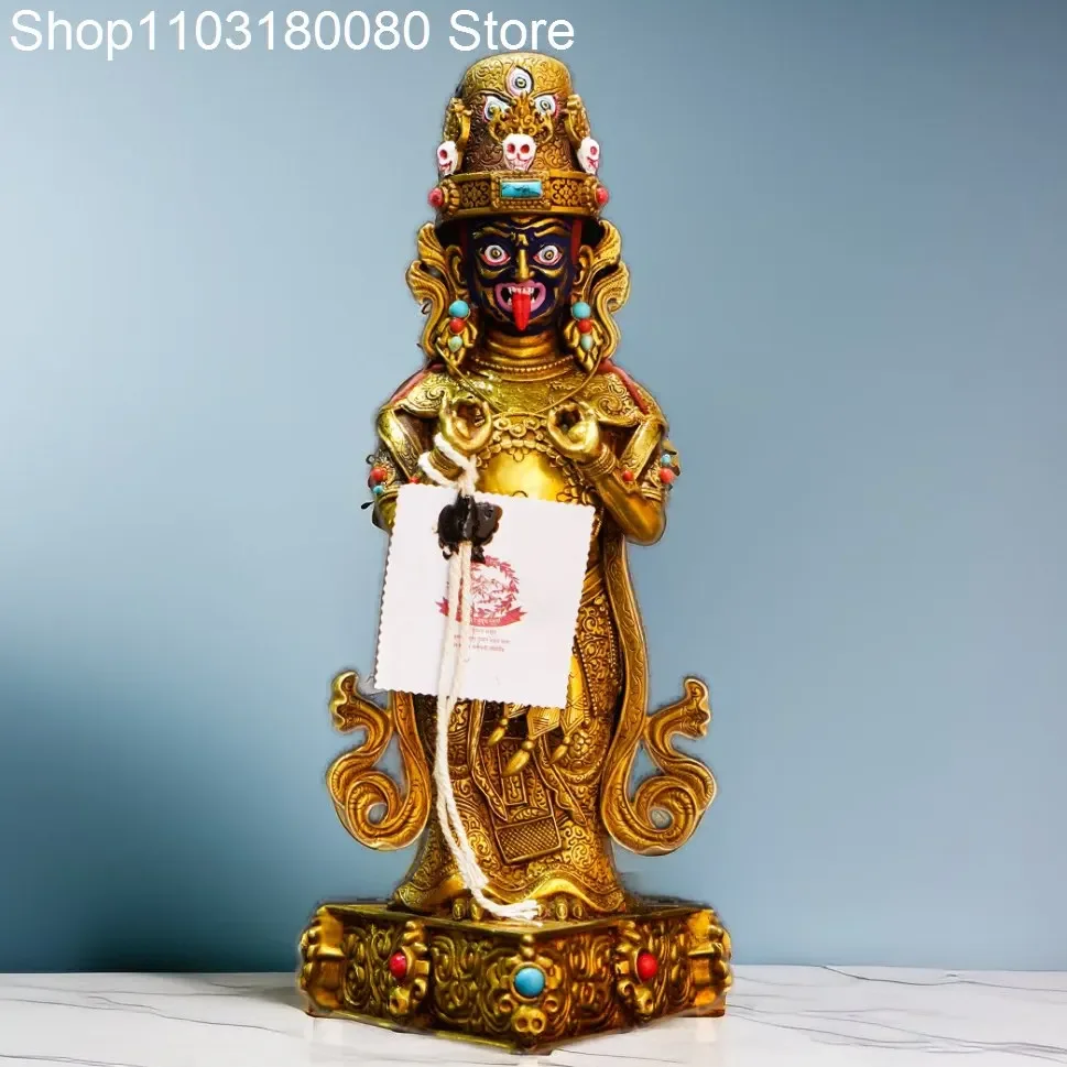 

Статуя Будды Заки Лхамо медная позолота