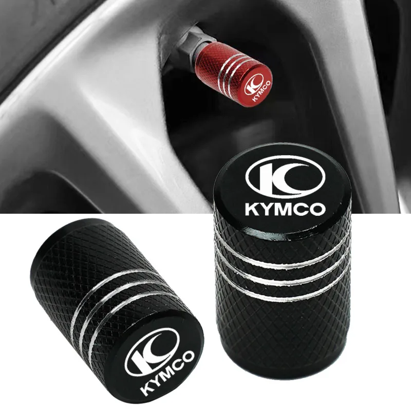 

For KYMCO AK 550 XCITING 400 500 Downtown 125 200i 300i 350i X-down Motorcycle CNC Aluminum Tire Valve Air Port Stem Cover Caps