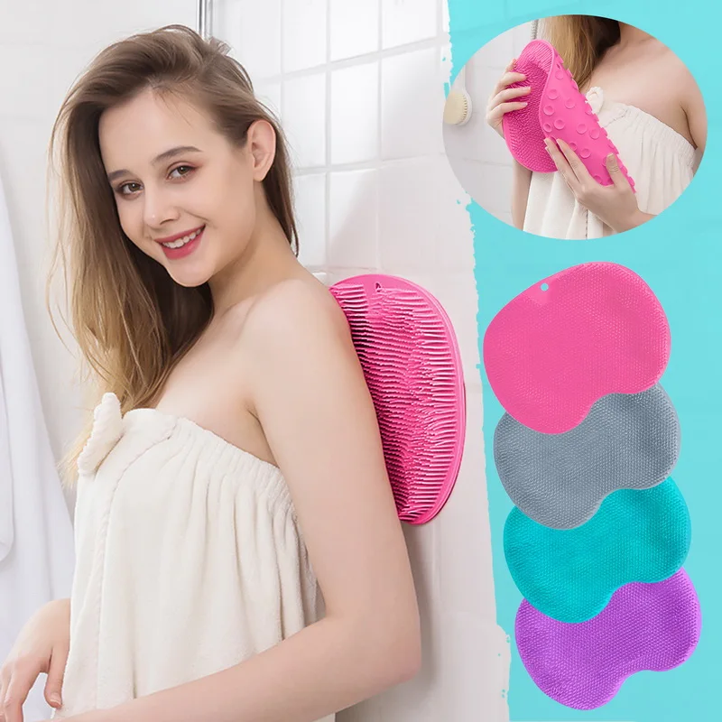 

Многоразовая Очищающая щетка для душа, скребок для ног, многофункциональная присоска, устройство для мытья ног, тела