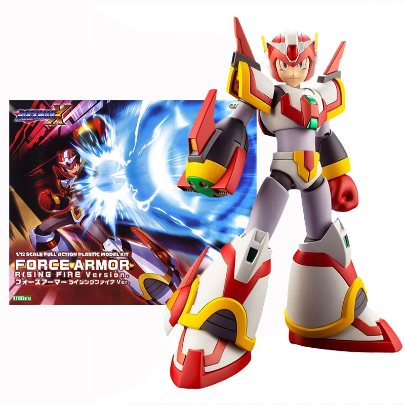 

Genuine Rockman Action Figure Megaman X Force Armor Rising Fire Ver Collection Movable Model Anime Action Figure Children Gift