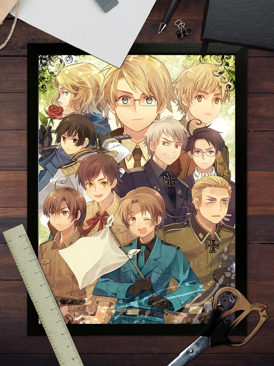 Хэталья мультфильм холст художественный постер и настенное искусство картина с