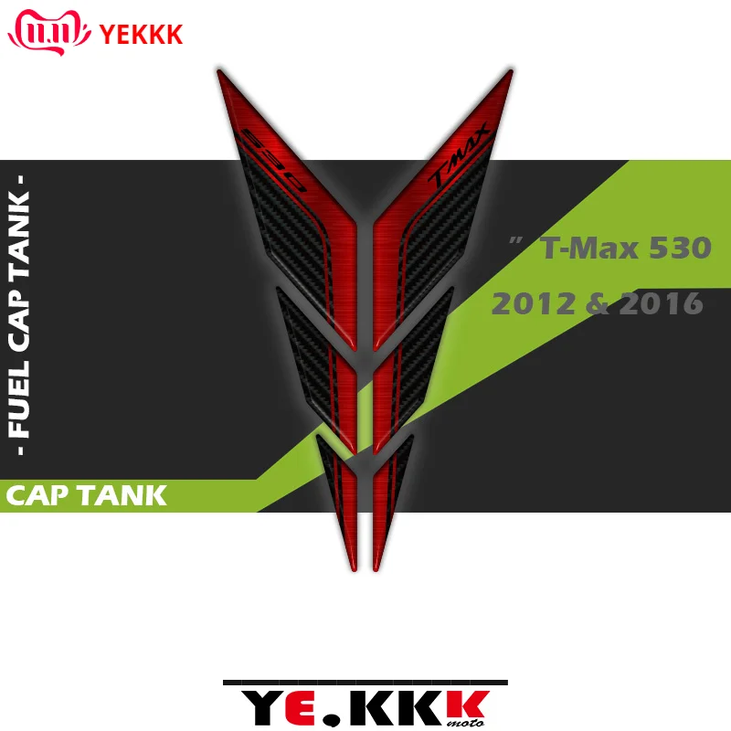 

For Yamaha Tmax 530 TMAX530 2012 2013 2014 2015 2016 Fairing Shell 3D Sticker Decal Protector Head Panel Sticker