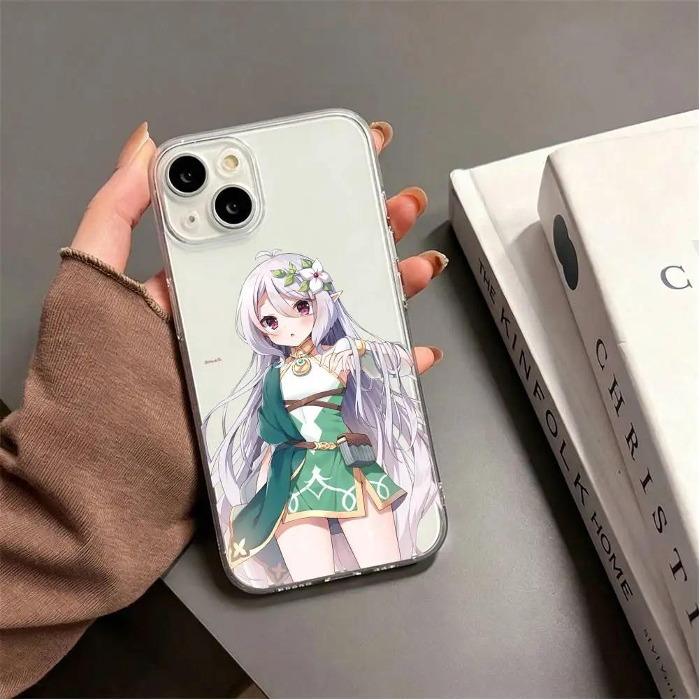 Чехол Kokkoro Princess Connect Re:Dive для iPhone 17, 16, 15, 14, 13, 12, 11 Plus, Pro Max, мягкий прозрачный чехол (art.: 3920db6fd760d) - 3920db6fd760d