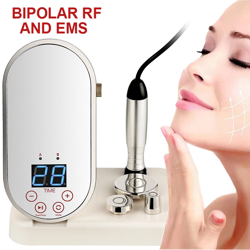 

Bipolar RF And EMS Skin Collage Rejuvenation Radio Frequency Heat Therapy Body Shaping Facial SKin Tightening Lifting Machine