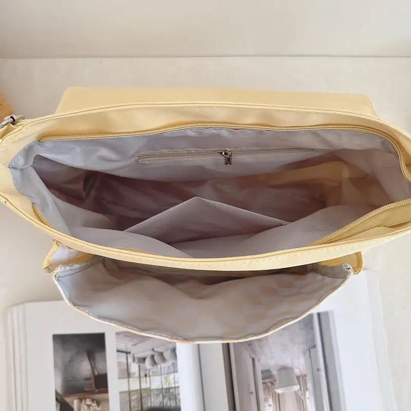 Ins Student Messenger Bag Class Casual Backpack Shoulder Bags Japanese Women's Bag Unisex Cloth Bag 2023 Fashion Handbags