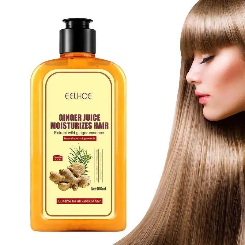 

Оригинальный профессиональный шампунь для волос с имбирем 100 мл для восстановления и плотности волос, шампунь для быстрого и плотного роста волос, продукт против выпадения волос