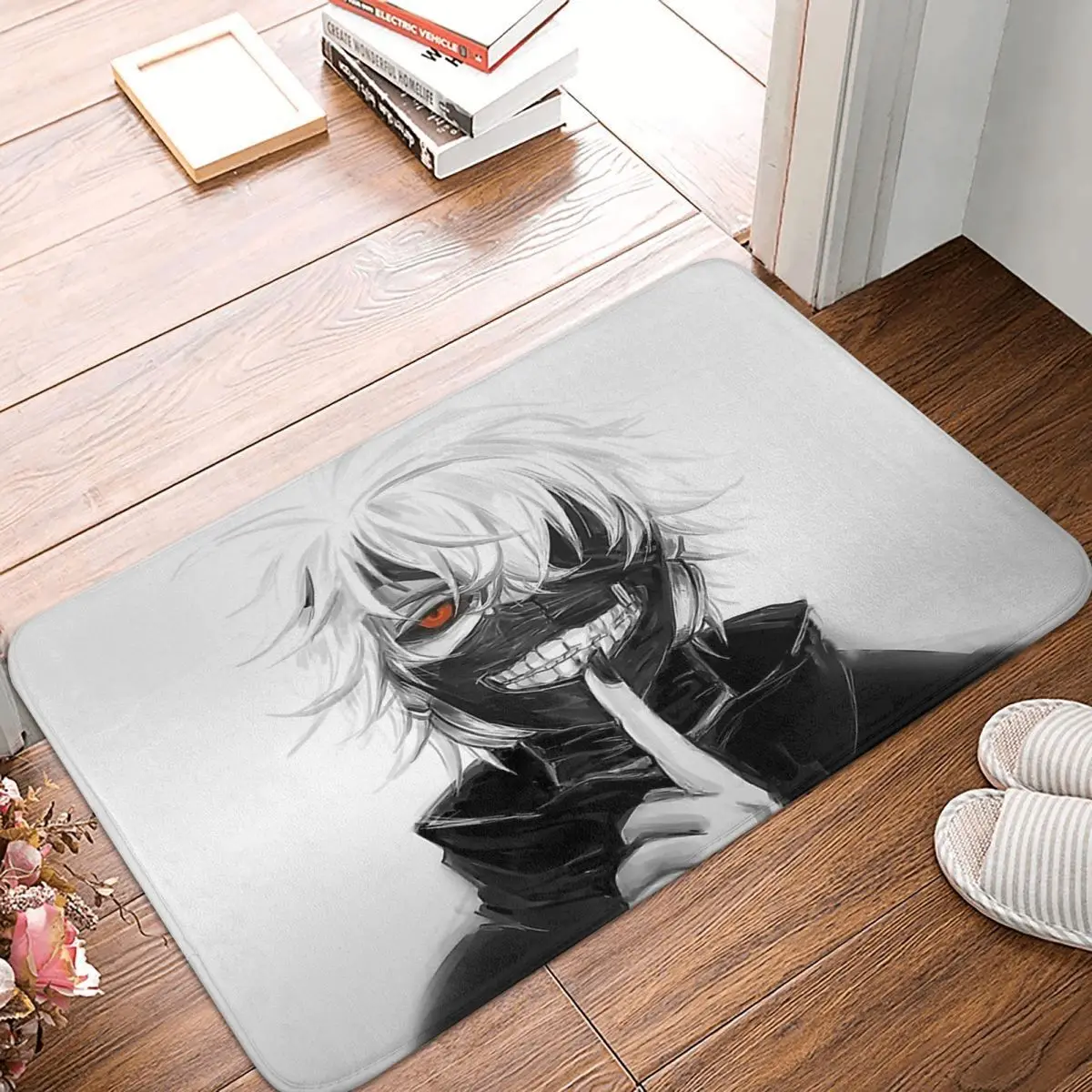 

Tokyo Ghoul Adventure Anime Kitchen Non-Slip Carpet Kaneki Bedroom Mat Entrance Door Doormat Home Decor Rug