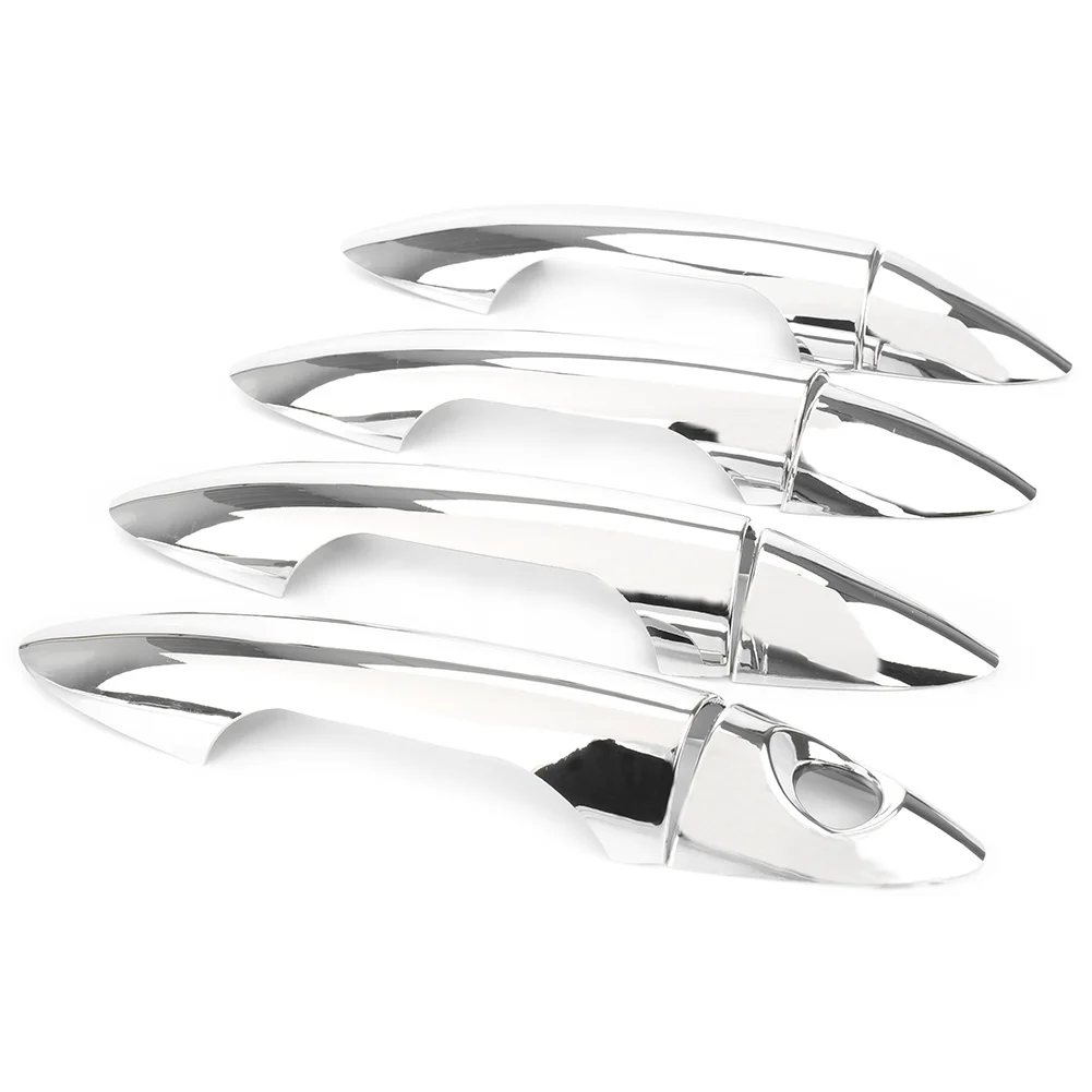 Хромированная накладка на дверную ручку для Hyundai Accent &amp Solaris Attitude 2012-2016 гг. 1