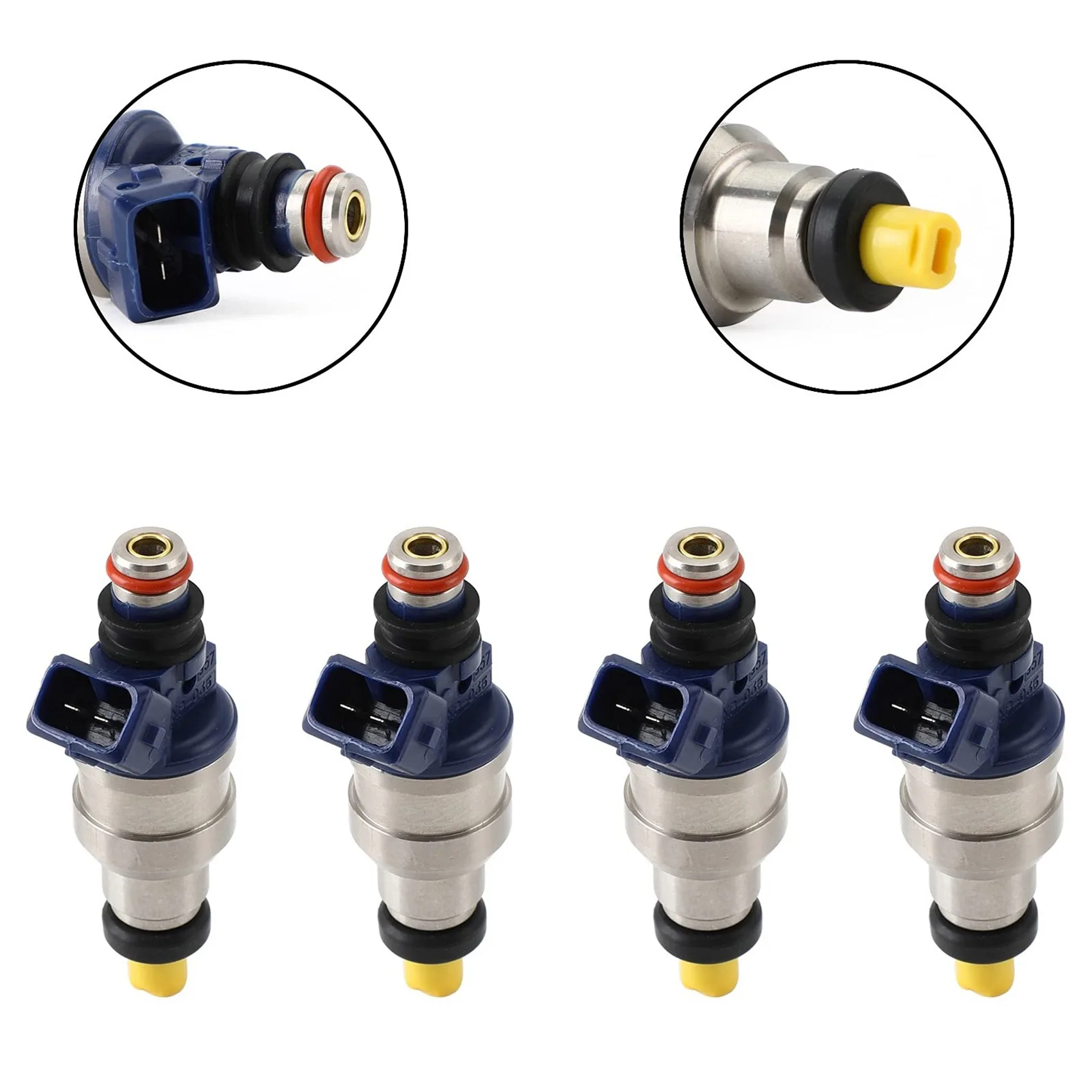 Комплект топливных форсунок из 4 шт. подходит для Mitsubishi 2.4L L4 1994-1999 842-12147 MDH275 INP-065