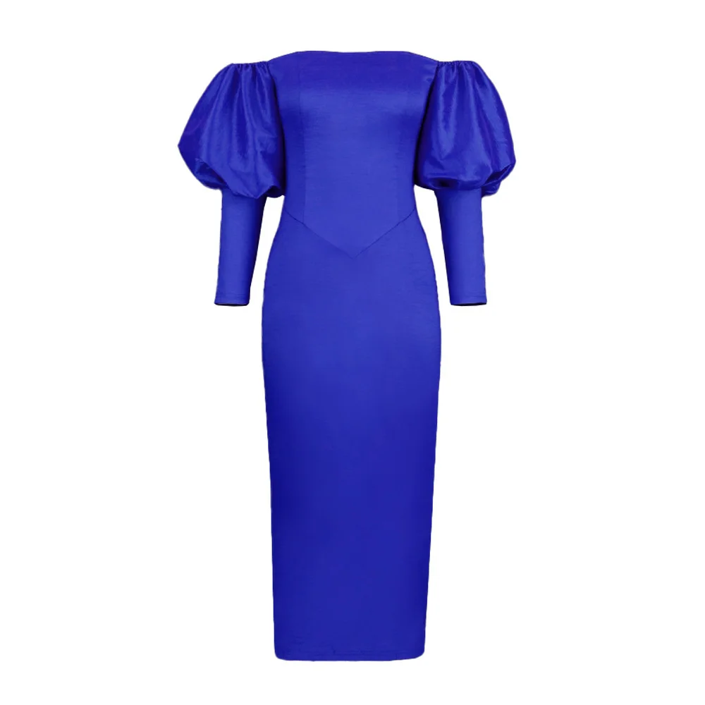 Large Fashion One Shoulder Dress Loose And Comfortable Sexy Bra Wrap Buttock One Step Dress Plus Size Dresses