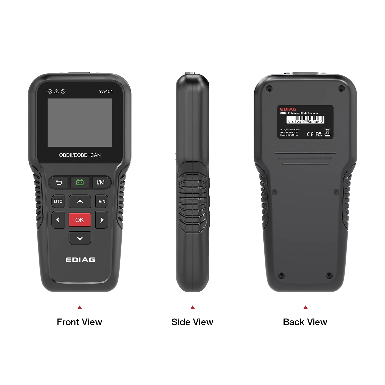 Новинка 2023, диагностический сканер EDIAG YA401 OBD2 для диагностики автомобиля, считыватель кодов ошибок двигателя, автомобильный диагностический прибор, полные протоколы OBDII
