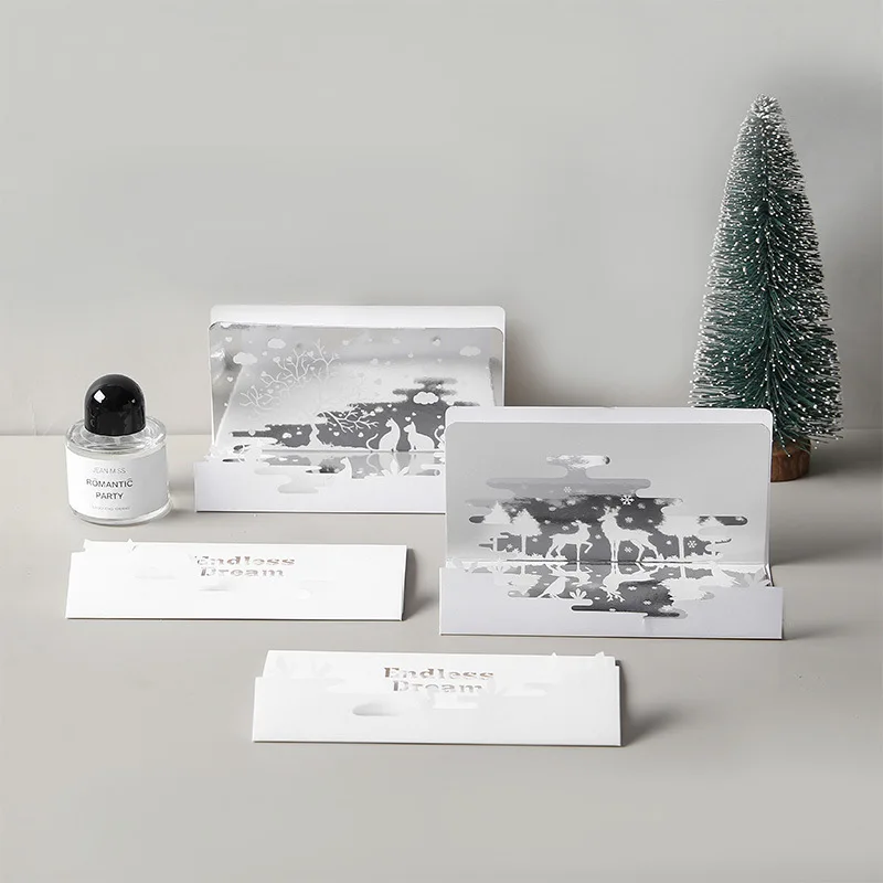 

Mirror Reflection Animal Series Greeting Card Double-layer Hollow 3D Gifts Card