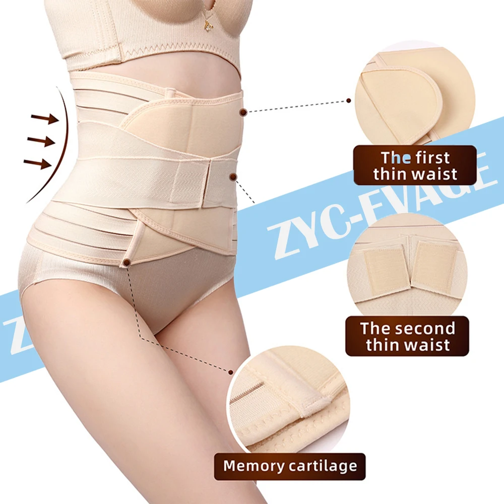 Sexy Female Underwear  High Waist Body Sculpting Belly Belt Postpartum Corset Repair  Recovery Reduce Stomach  Protection