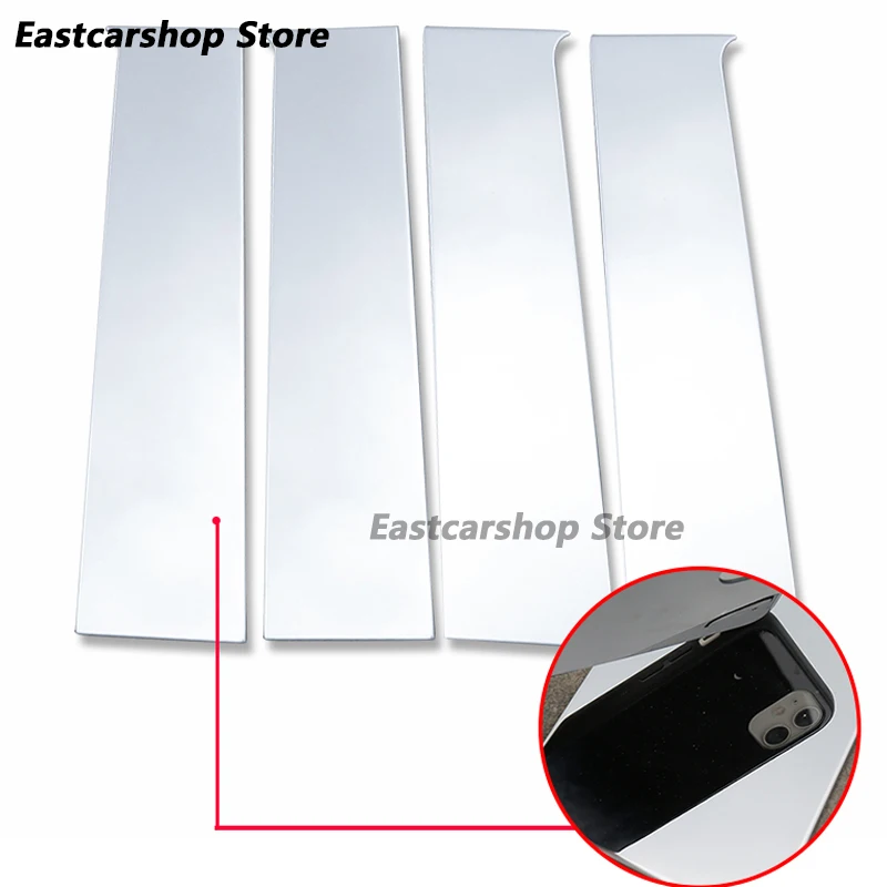 Для Great Wall GMW Cannon Poer 2021 2022 Автомобильная нержавеющая сталь дверь окно средняя