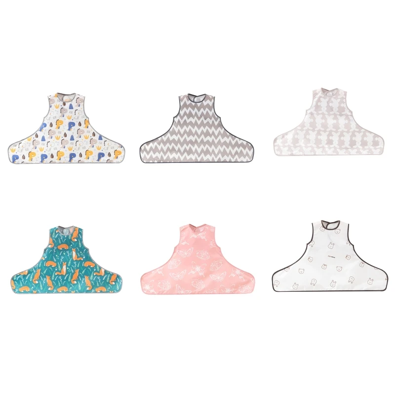 

Y3NF Waterproof Bib Cartoon Bib for Babies 0-14M Boy Girl Feeding Food Protect Bib